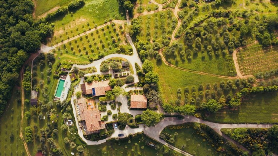 Aerial View of Villa Reniella