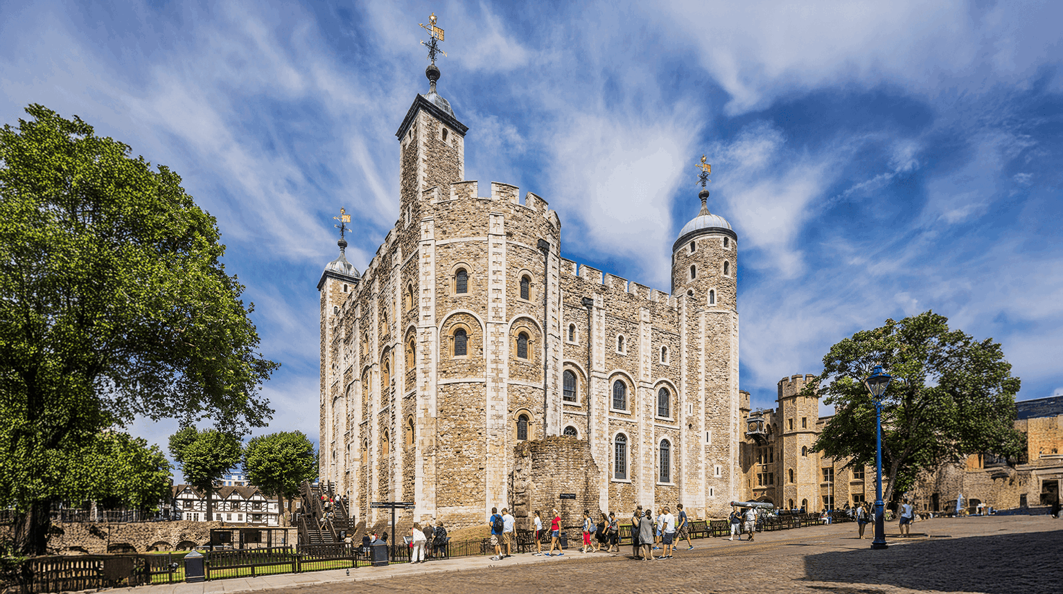 Exterior of the Tower of London’s White Tower