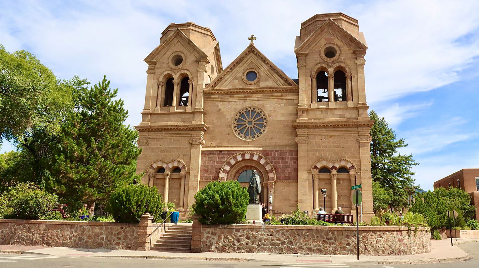 External of Cathedral of St. Francis of Assisi in New Mexico