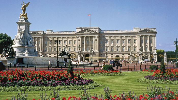 Buckingham Palace Front Gates in London, U.K.