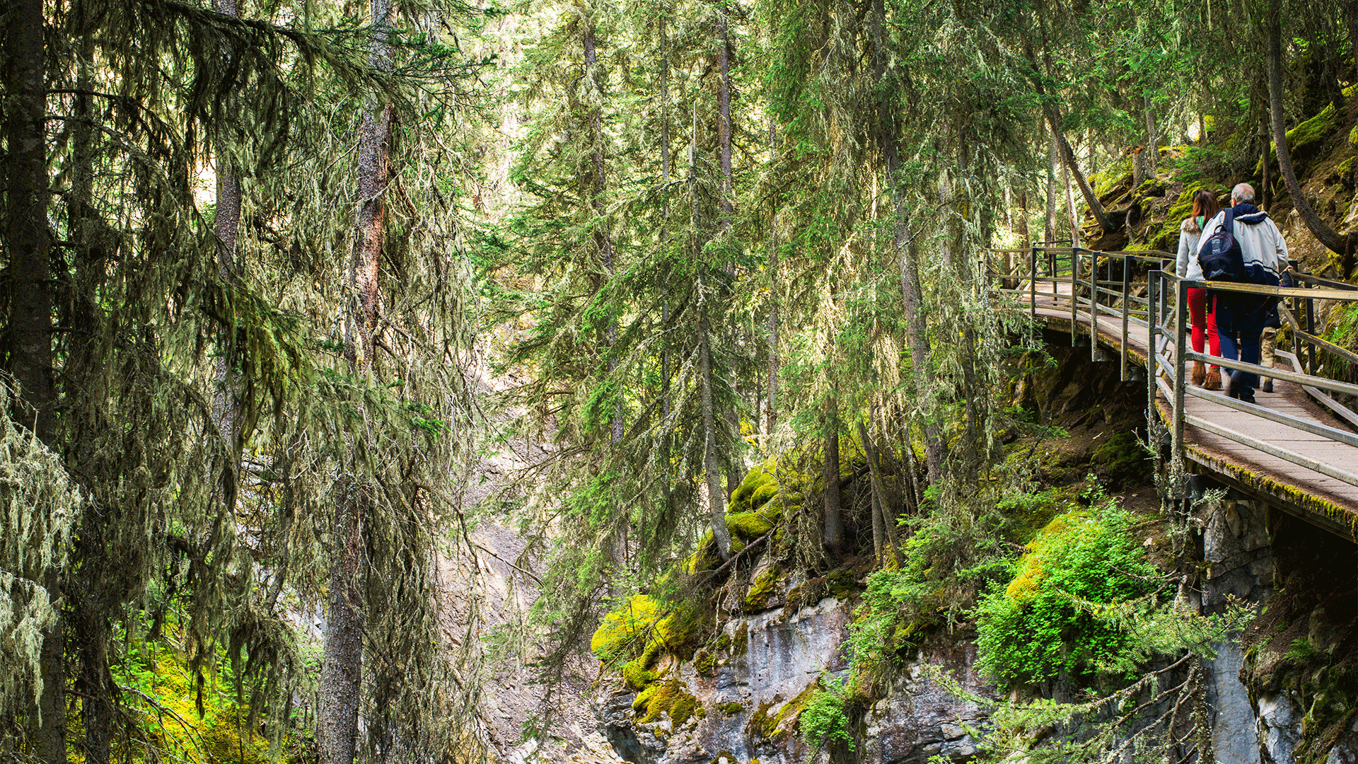 Johnston Canyon walk, Banff National Park