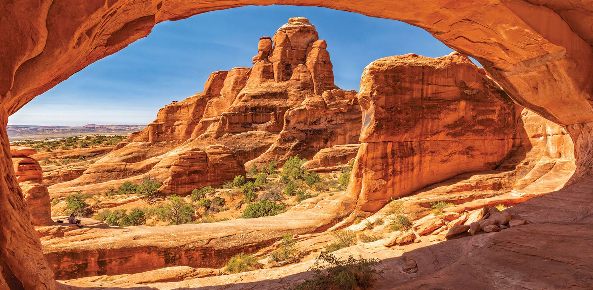 View of Arches National Park, Utah