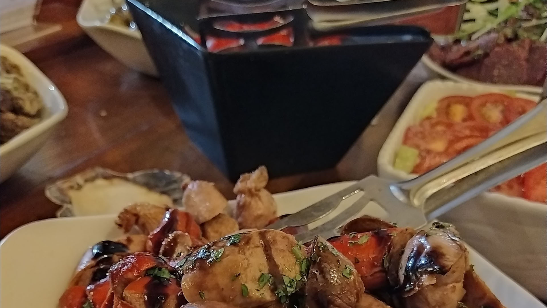 A platter of Maltese dishes