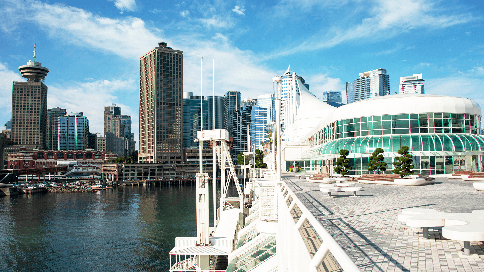 View of downtown from Canada Place cruise ship terminal