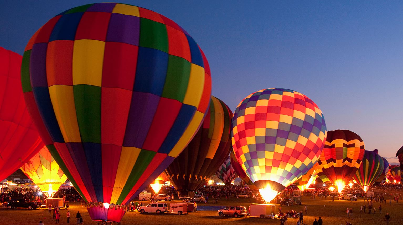 Hot air balloons in Albuquerque, New Mexico 